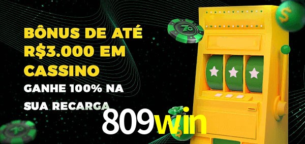 809win melhor bônus de depósito